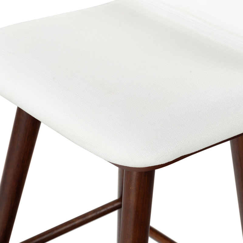 Vanya Barstool, Short Stool - 28", White