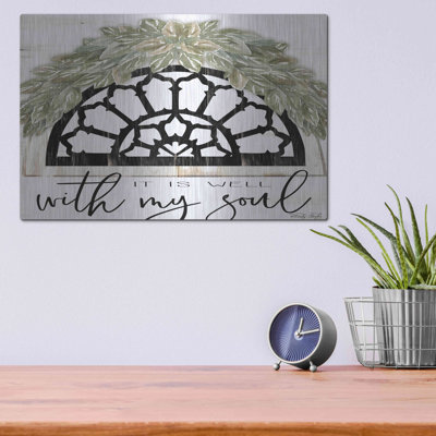 With My Soul' by Cindy Jacobs, Metal Wall Art