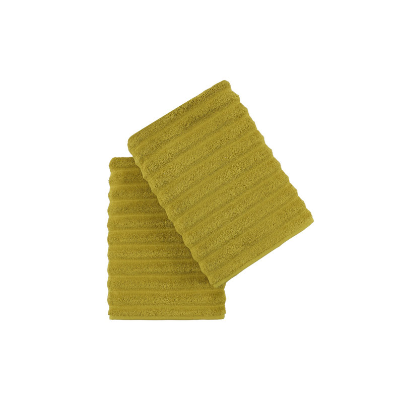 Ensemble de 2 essuie-mains 100% coton 2 pièces, Vert