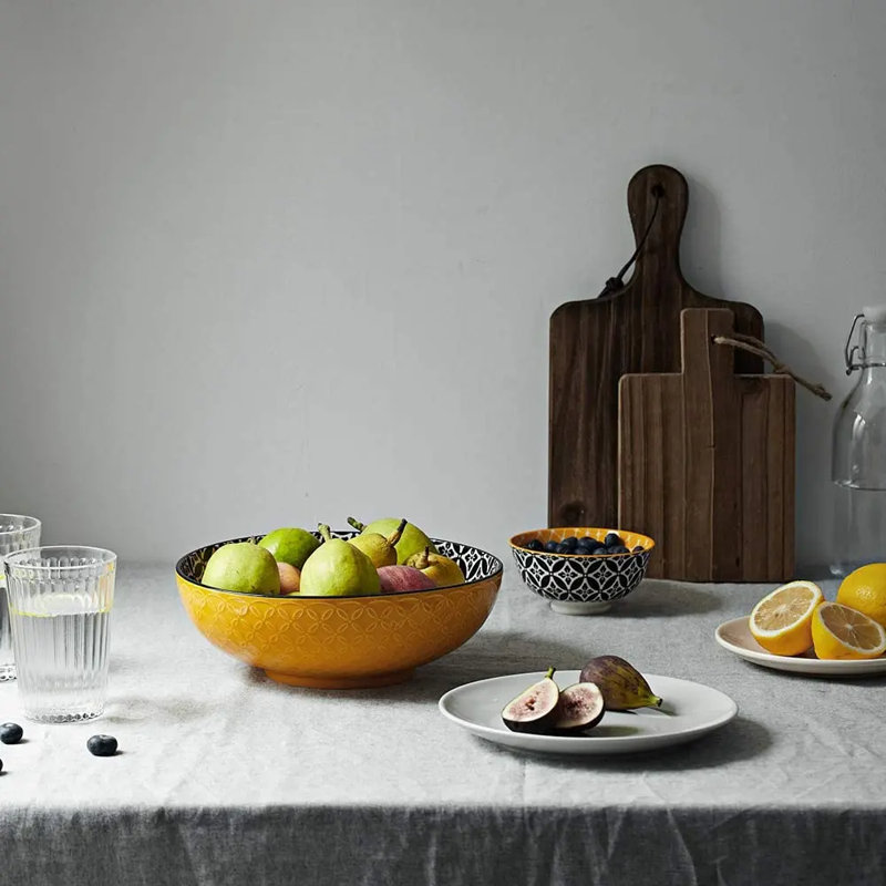 Grandes assiettes de service, assiettes en céramique, 9.6