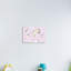 Carte du monde avec des enfants, rose clair - impression-60025447-60025448