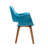 Jawed 18'' H Polyurethane Upholstered Armchair-1139583793