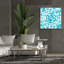  «Meditation Tiles 4» par Chariklia Zarris, art mural sur toile, 37 po x 37 po