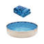 Revêtement pour piscine rond de style mur Unibead 52 po à hauteur de mur durable-115277839