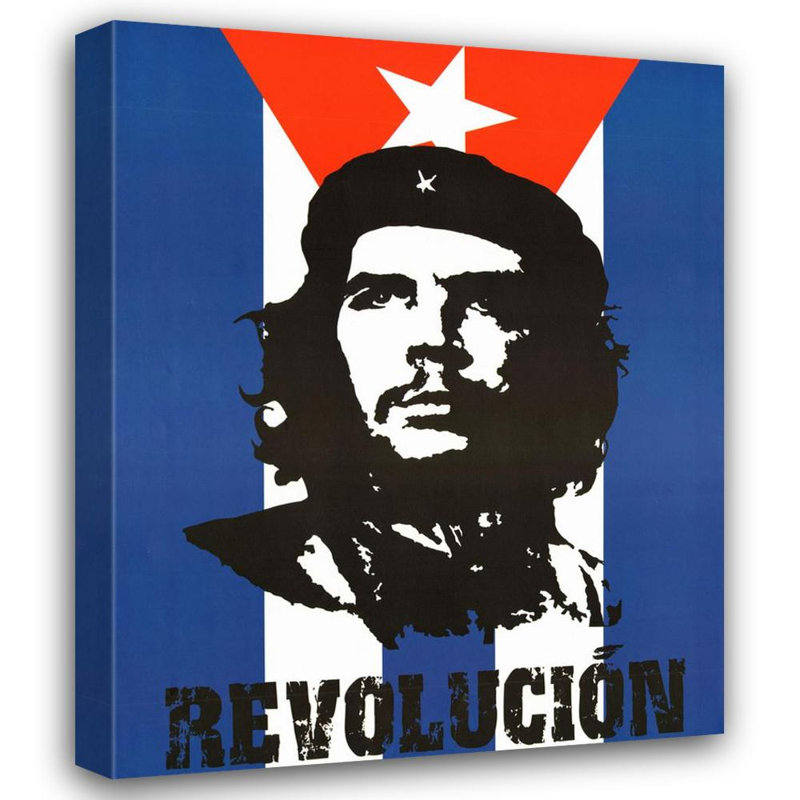 Che Guevara Revolucion (drapeau), H 24 po x l 19 po