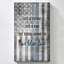 "Thin Blue Line" par Natalie Carpentieri, reproduction sur toile-948486337