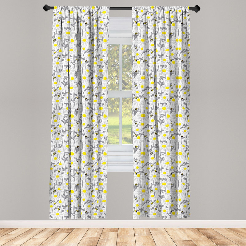 Semi-Sheer Rod Pocket Sliding Panel, 28" x 84"