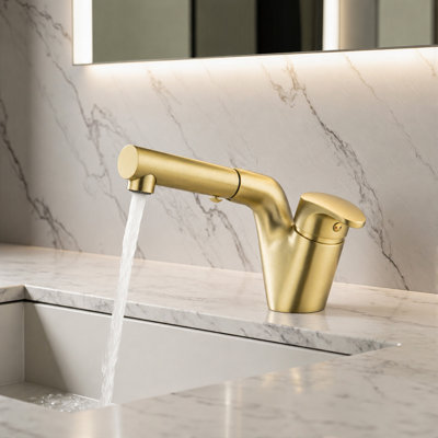 Single-Hole Single-Handle Bathroom Faucet