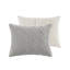Ensembles de literie en chenille luxueux, design gris moderne pour le confort de la maison