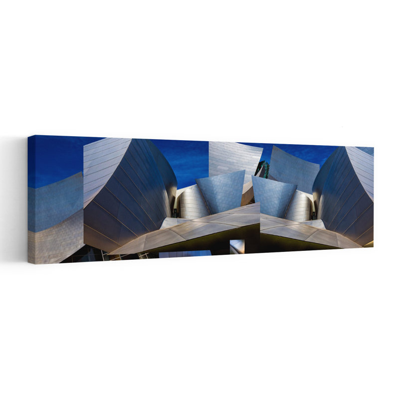 Silver Curves Blue Sky by Ron Jones - Wrapped Canvas Panoramic Print, 50.8 cm H x 152.4 cm W