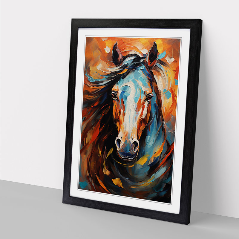 Horse Expressionism No.2 - Framed Print