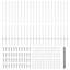 Fence with Post Segment Outdoor Barrier Garden Terrace Divider Boundary-773562920