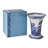 Spode Blue Italian Hexagonal Vase 10.5"