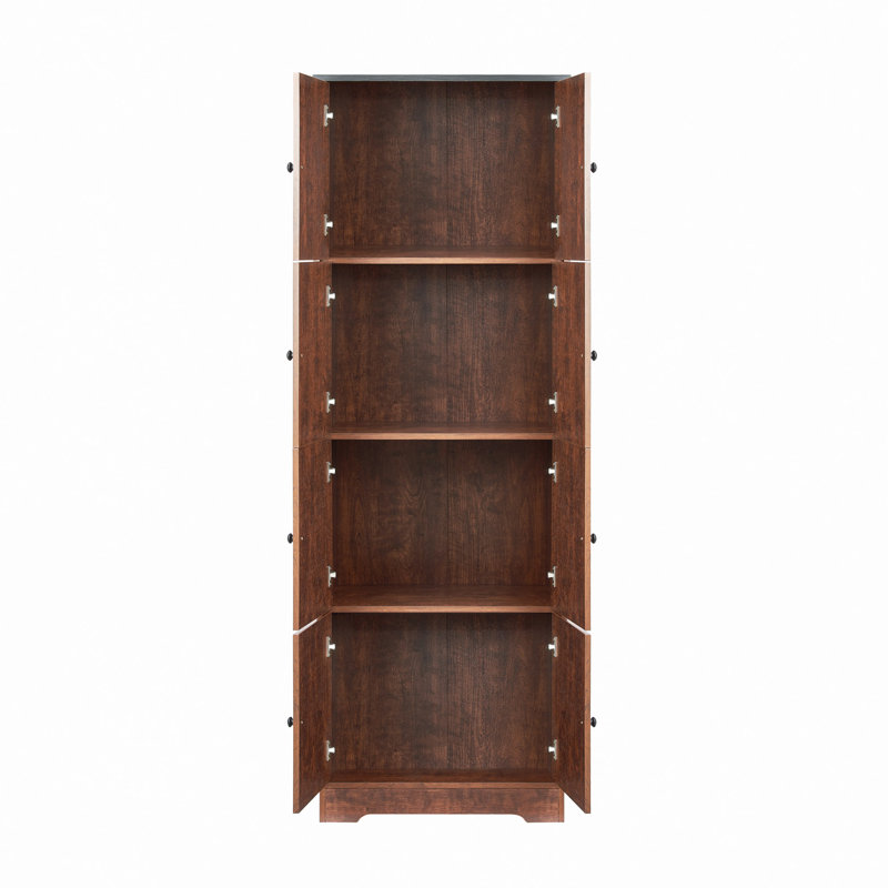 Armoire d'appoint 8 portes, Noyer