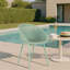 Holiday - Ensemble de 2 chaises longues modernes - Plastique PP intérieur / extérieur toutes saisons, léger pour patio, plage, salon-2142619114