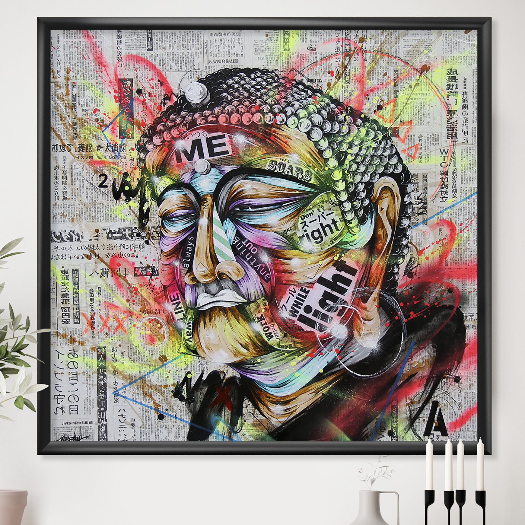 Trendy Wall Art Prints Urban Art Street Art Canvas Print Graffiti Art  Painting | eBay