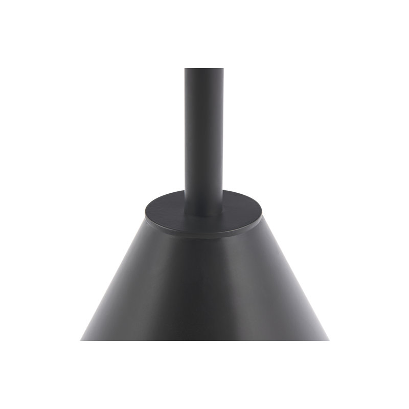 Montleban Pedestal End Table, Black, Black