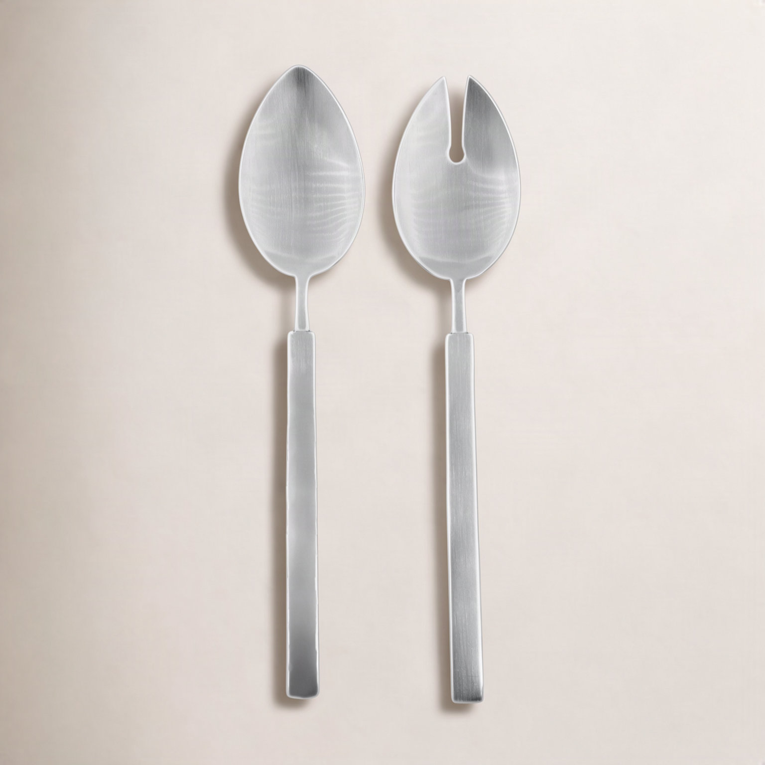 Hvar Stainless Steel Salad Servers, Silver