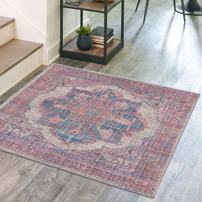 Haag Chenille Floral Indoor Rug