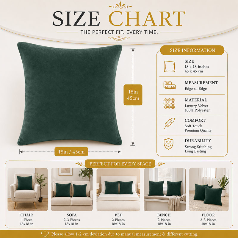 Aldino Square Cushion, Dark Green