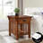 Mission Impeccable End Table With Locking Secret Compartment, Solid Wood Construction, Authentic Craftsman Design, Easy Assembly