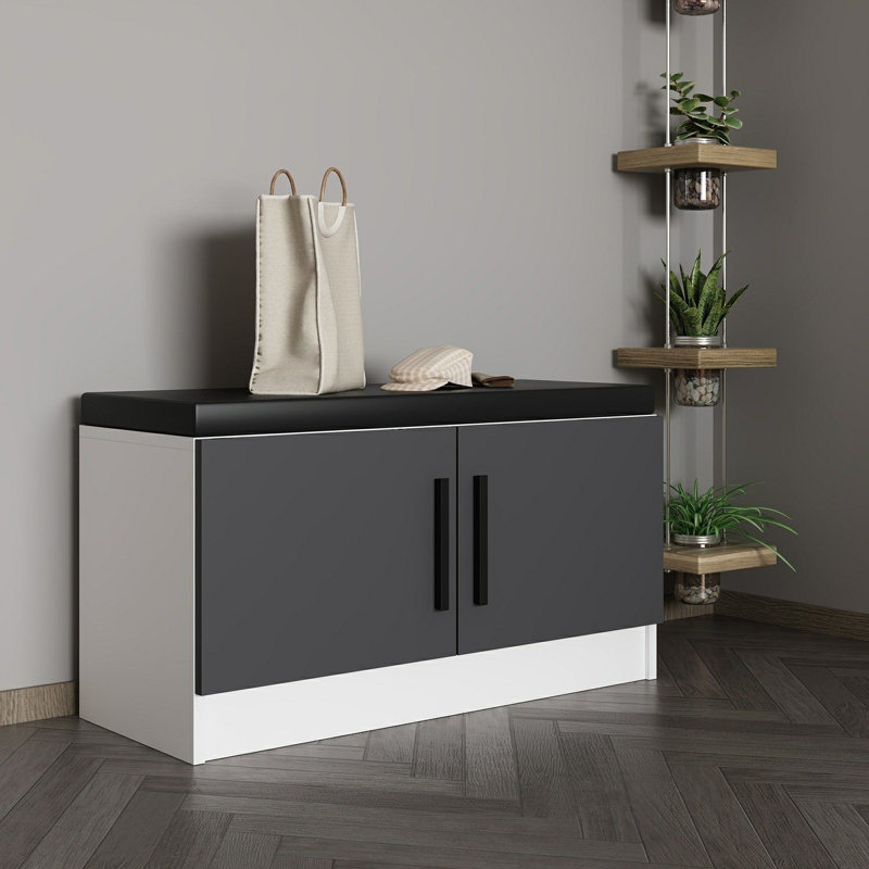 Nichlas Hall Tree 90cm Wide, Anthracite