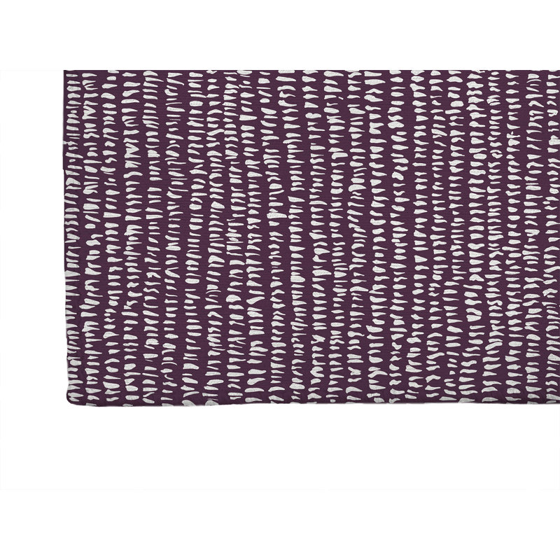 Tapis de bureau léger Crops, L 60 po x P 36 po, Aubergine
