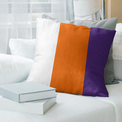 Clemson Suede Pillow