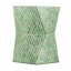 Tapered Green Garden Capiz Stool
