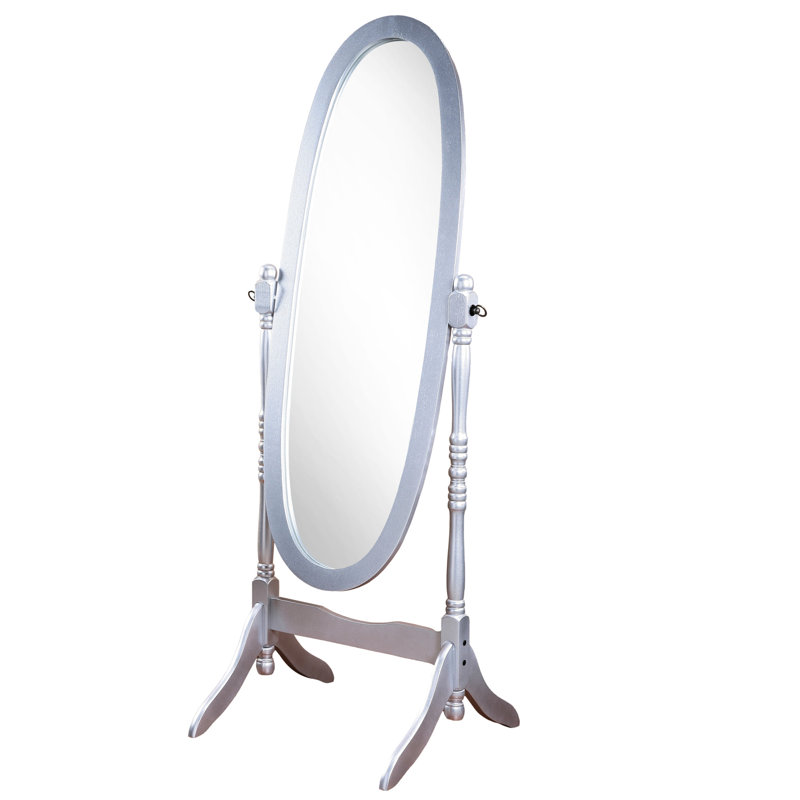 Approved Silver Finish Mirror Of Traditional Queen Type, Silver