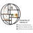 4 Piece Circle Floating Shelf