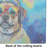 Pug Hippie Dawg Glass Cutting Board Large