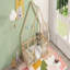 Structure de lit simple en bois avec clôture et garde-corps-1283505528-1283505535