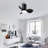 22''  3-ABS Blades Smart  indoor LED Ceiling Fan with Remote-1281072280-1281072281