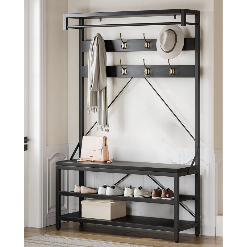 Hall Tree 101.6cm Wide, Black