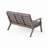 Acacia Wood Patio Set, Water-Resistant Cushions, Slatted Design, Loveseat + 2 Chairs + Table-1328305193-1328305199