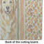 Planche à découper en verre Golden Retriever