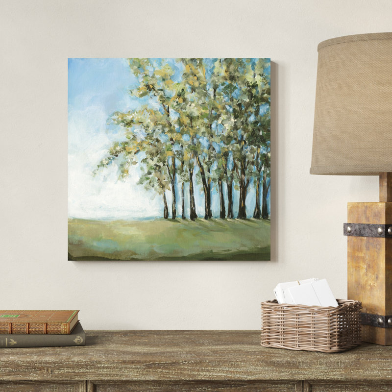 " Tree In Summer " Painting Print, 20" H x 20" W x 1.25" D