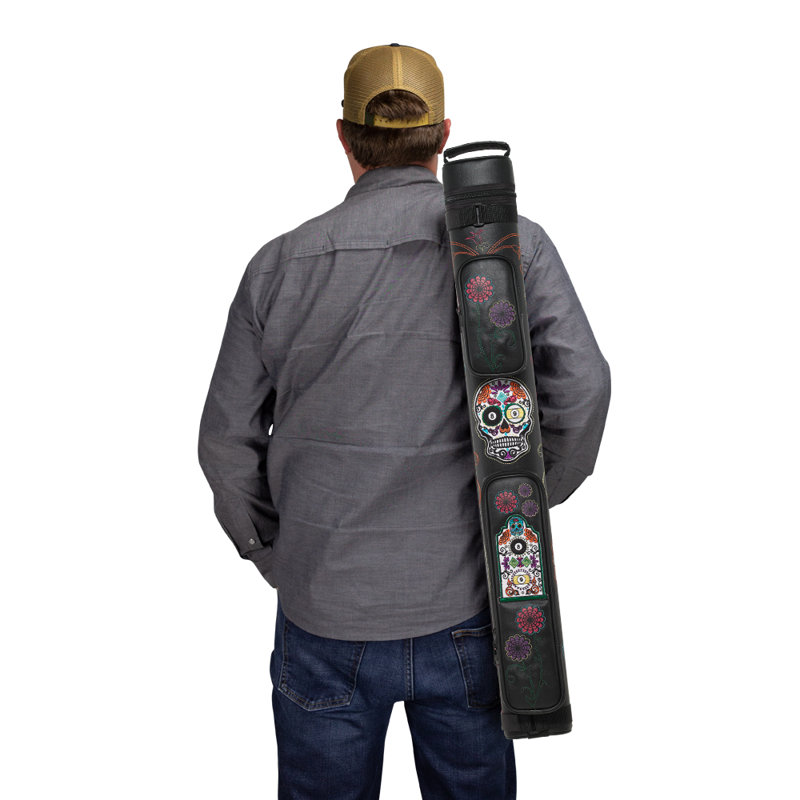 34" Calavera Pool Cue Case