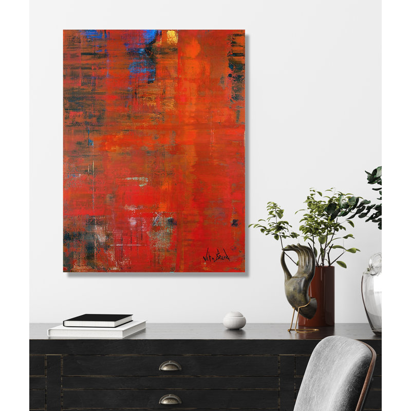 Superman - Artist Enhanced Canvas Print, Black Framed Canvas, 49.5" H x 37.5" W x 1.75" D