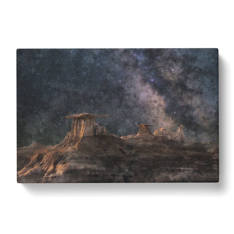 Badlands In South Dakota - Wrapped Canvas, 50cm H x 76cm W x 3cm D
