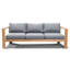 Ando 4 Piece Teak Sofa Seating Group with Sunbrella Cushions-533780451