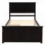 Lit plateforme avec rangement, 2 tiroirs avec roulettes-1897205749