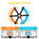 72" Large 6-Blade Modern Ceiling Fan With LED Lights And Remote 6-Speed, 3-Colour, Reversible DC Motor