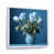 White Floater Framed