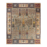 One-of-a-Kind Rectangle 8'4" X 9'8" Hand Knotted Area Rug