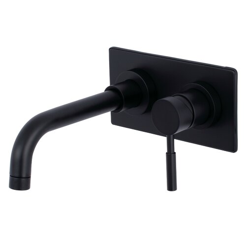 Kingston Brass Concord Single Handle Wall Mounted Bathroom Faucet ...