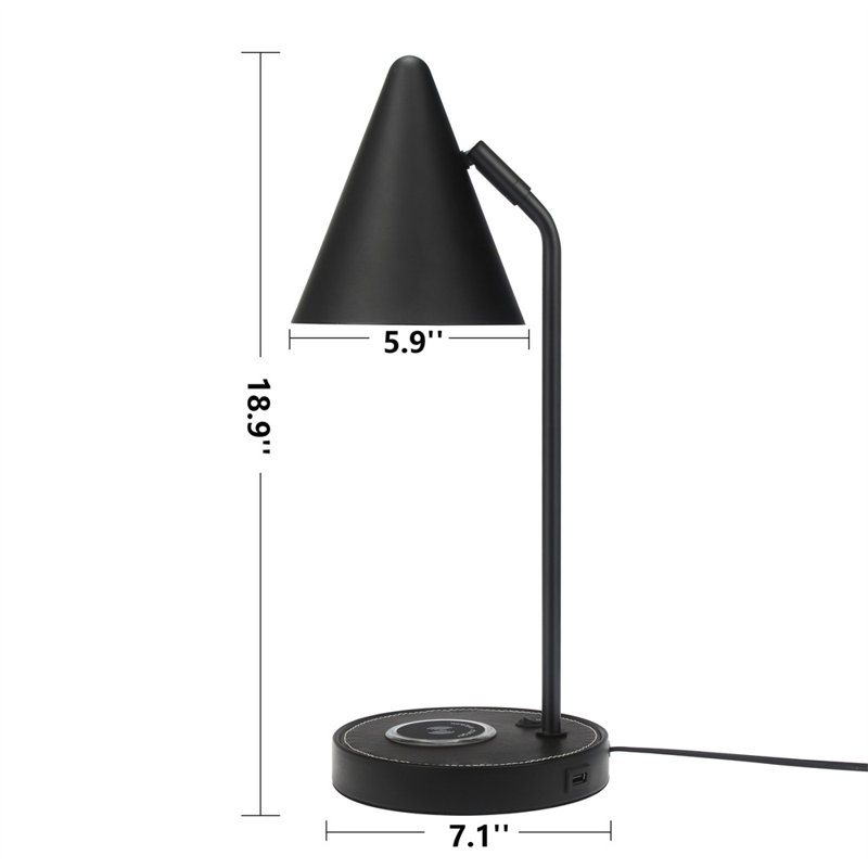 Lampe de table arquée 19 po Lim
