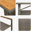 8 - Person Acacia Patio Dining Set with Rectangular Table