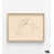 Cadre simple brun clair sans passe-partout